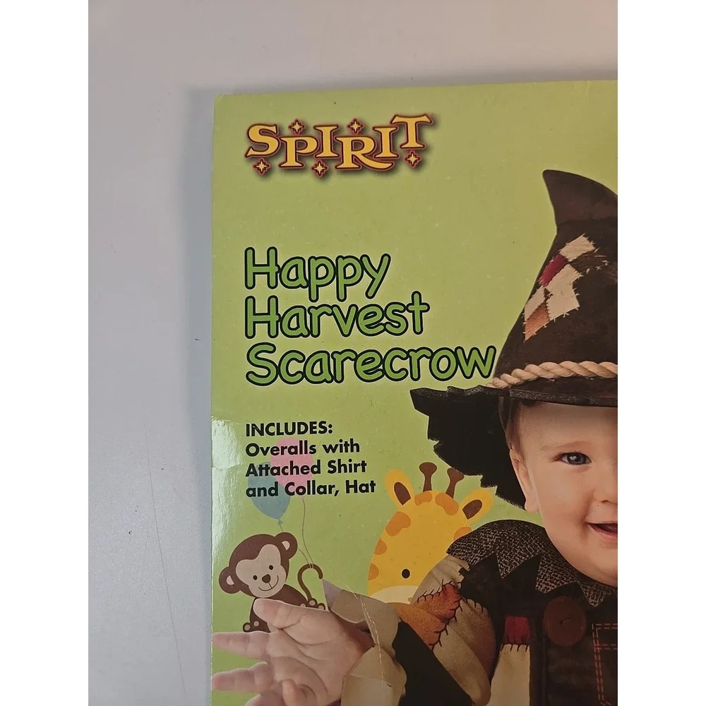 Pumpkin Patch Happy Harvest Scarecrow Halloween Infant Child Costume 18-24 mths
